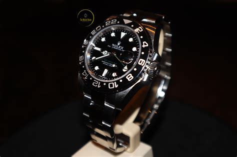 rolex gmt master ii glow in the dark|Rolex GMT Master black bezel.